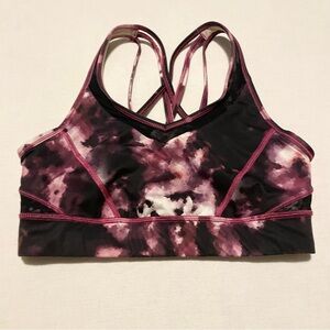 Lululemon Strap It Like Its Hot Bra Blooming Pixie Size 8
